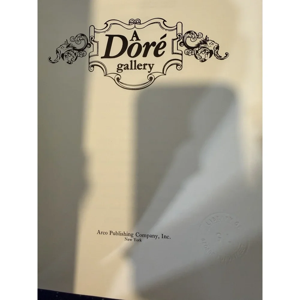 A Doré Gallery Gustave Doré 1974 Arco Hardcover Illustrated Art Book